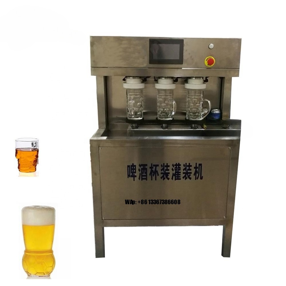 Wine Beer & More - Manual Beer Filling Machine for Cup