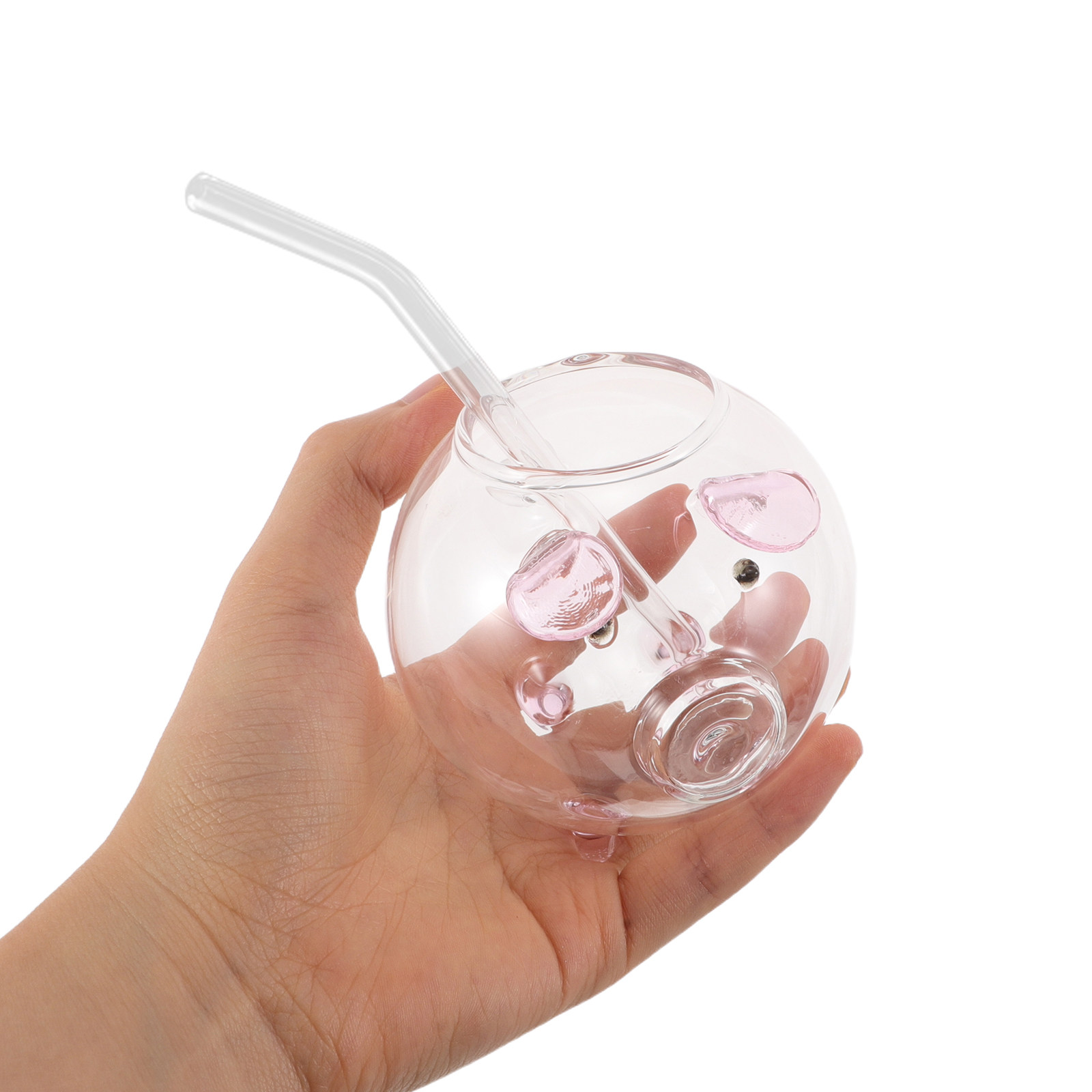 Wine Beer Cocktail - Creative Pig Shaped Glass Cocktail Cup