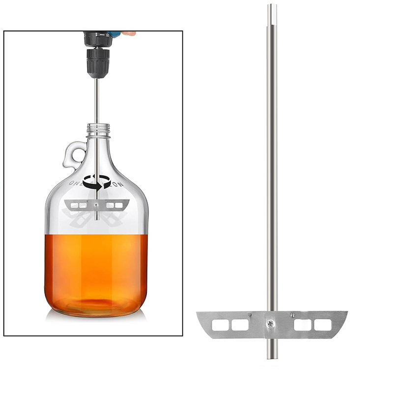 Wine Beer Mix - Stainless Steel Drill Stirrer, Mix-Stir Agitator