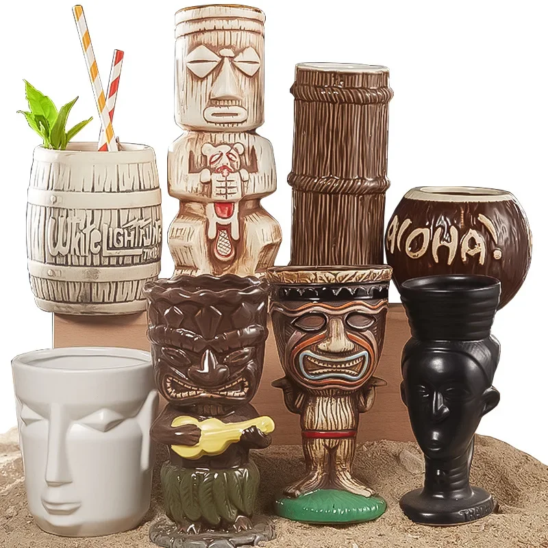 60 Type Hawaiian Tiki Mug Cera - Wine Beer Cocktail review and price
