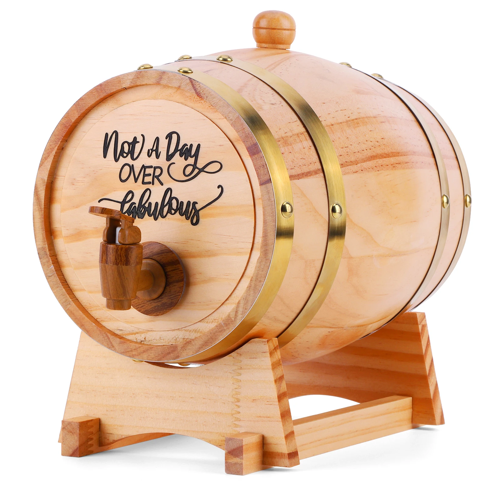 3L Wooden Whiskey Barrel with  - Wine Beer Cocktail review and price