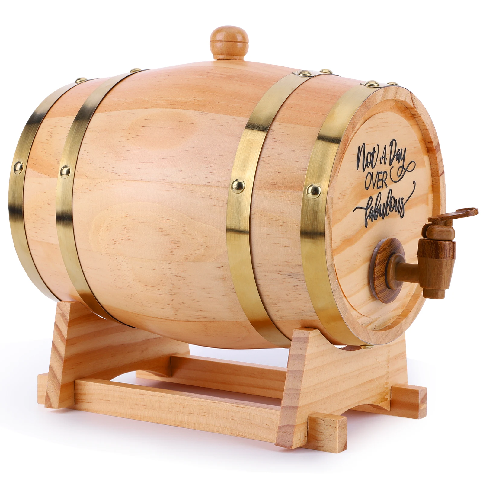 3L Wooden Whiskey Barrel with  - Wine Beer Cocktail review and price