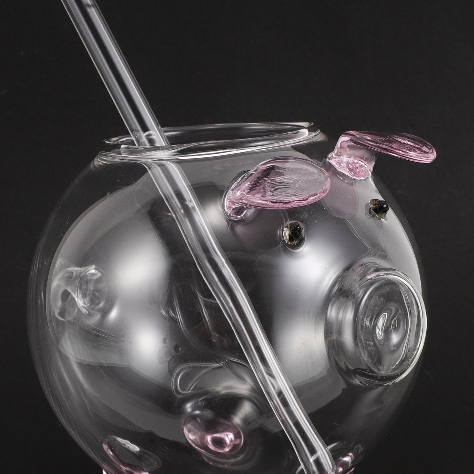 Creative Pig Shaped Glass Cock - Wine Beer Cocktail review and price