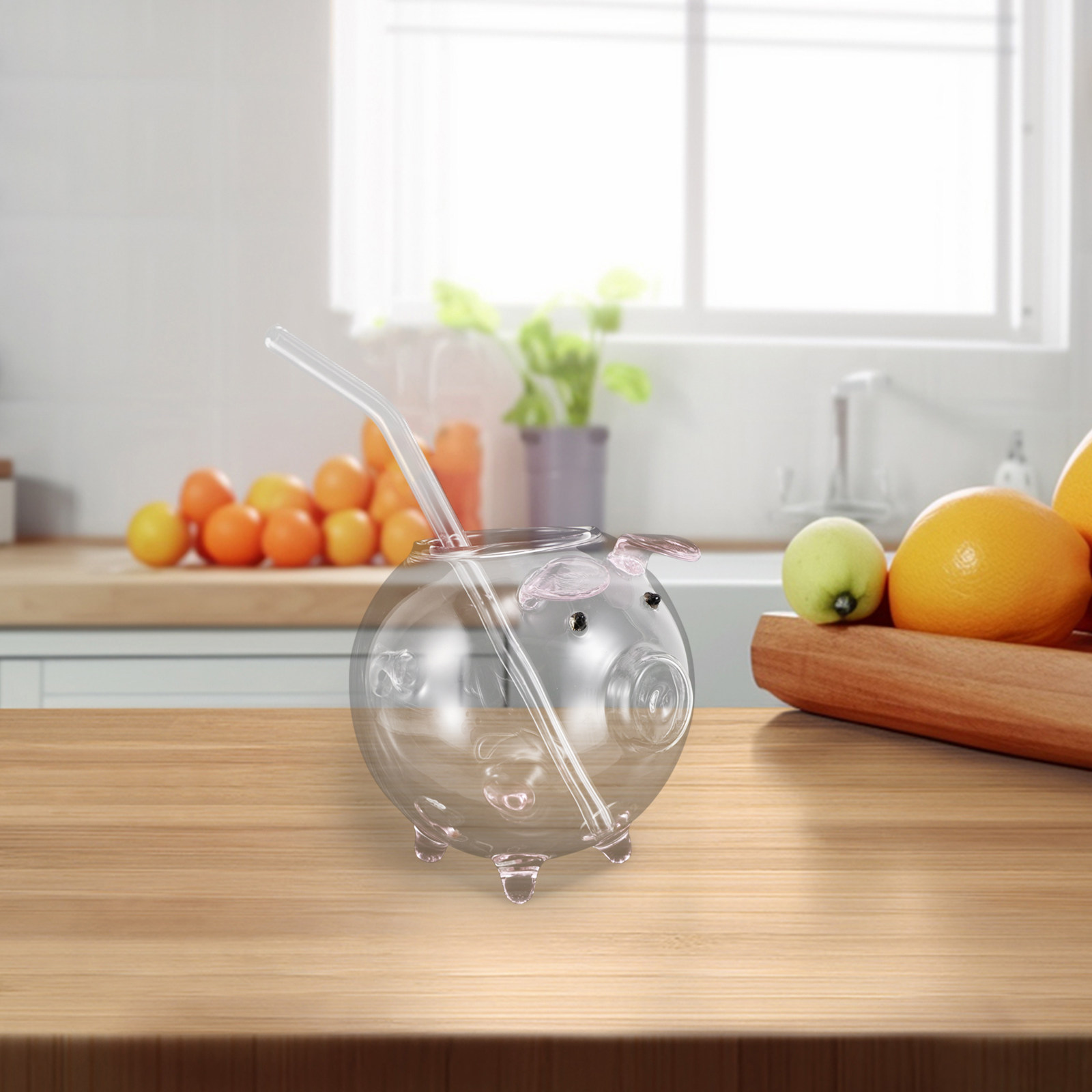Creative Pig Shaped Glass Cock - Wine Beer Cocktail review and price