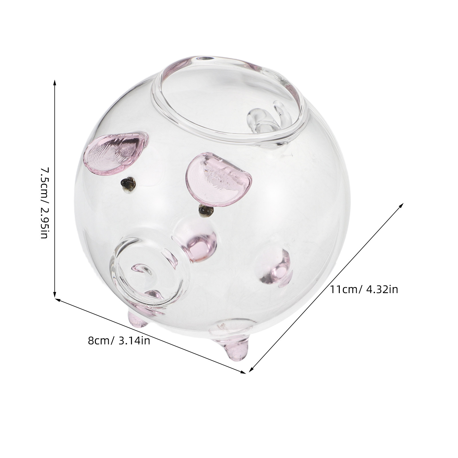 Creative Pig Shaped Glass Cock - Wine Beer Cocktail review and price