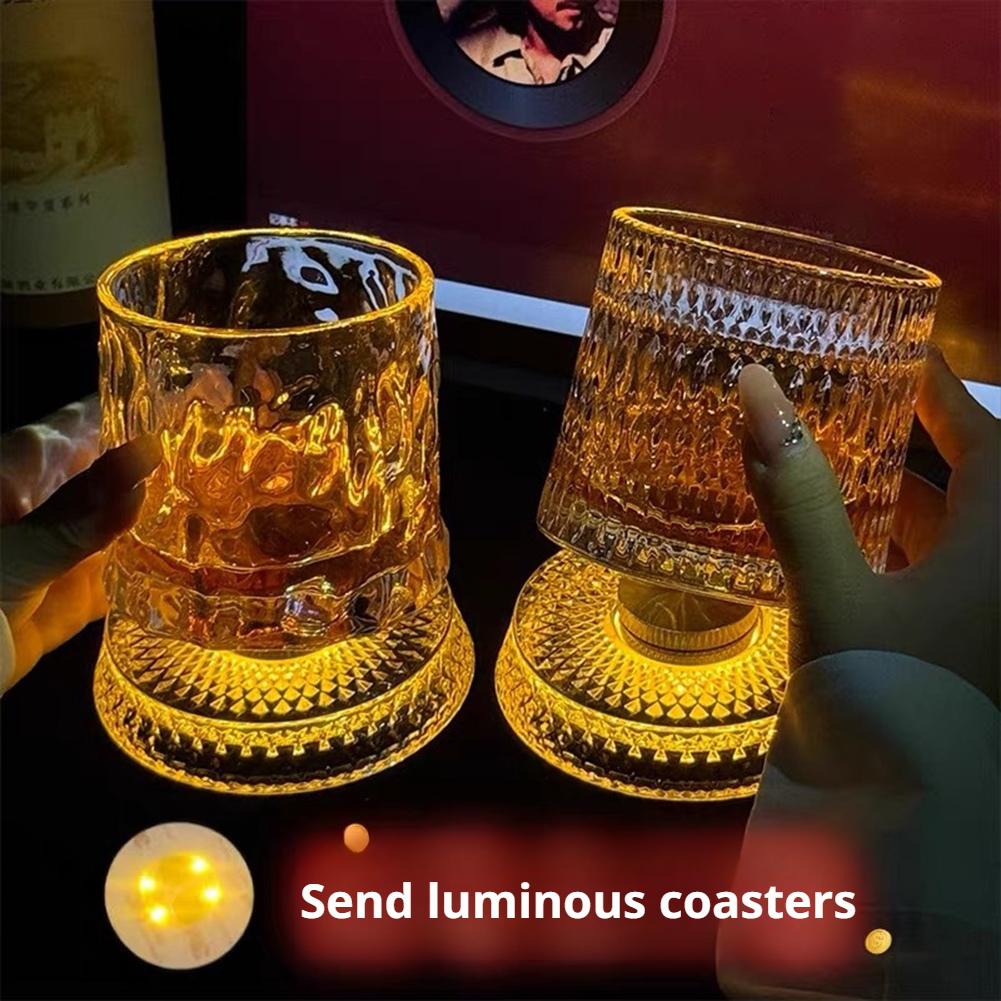 Rotating Whiskey Glass Creativ - Wine Beer Cocktail review and price