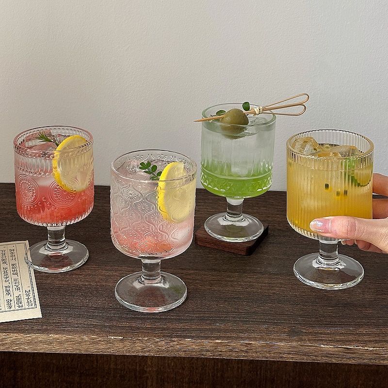 4pcs Set Vintage Embossed Mixe - Wine Beer Mix review and price