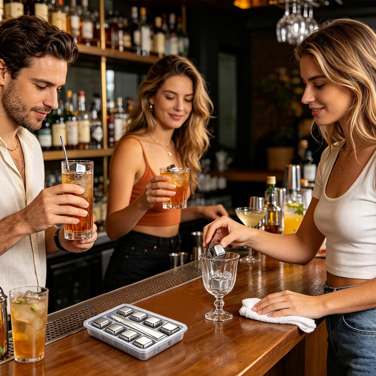 Reusable Ice Cubes For Drinks  - Whiskey Stone Set review and price