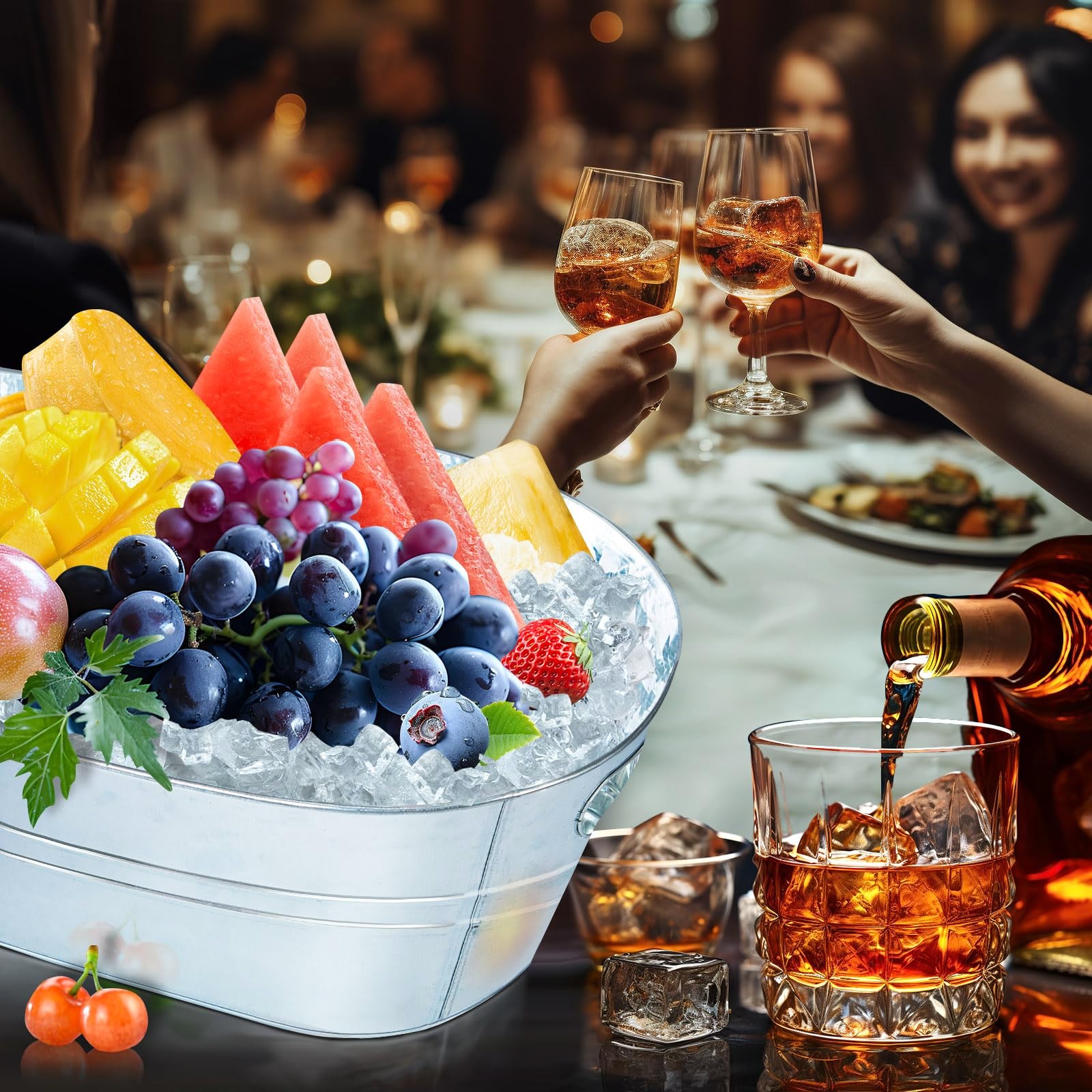 Galvanized Metal Ice Buckets W - Wine Beer Cocktail review and price