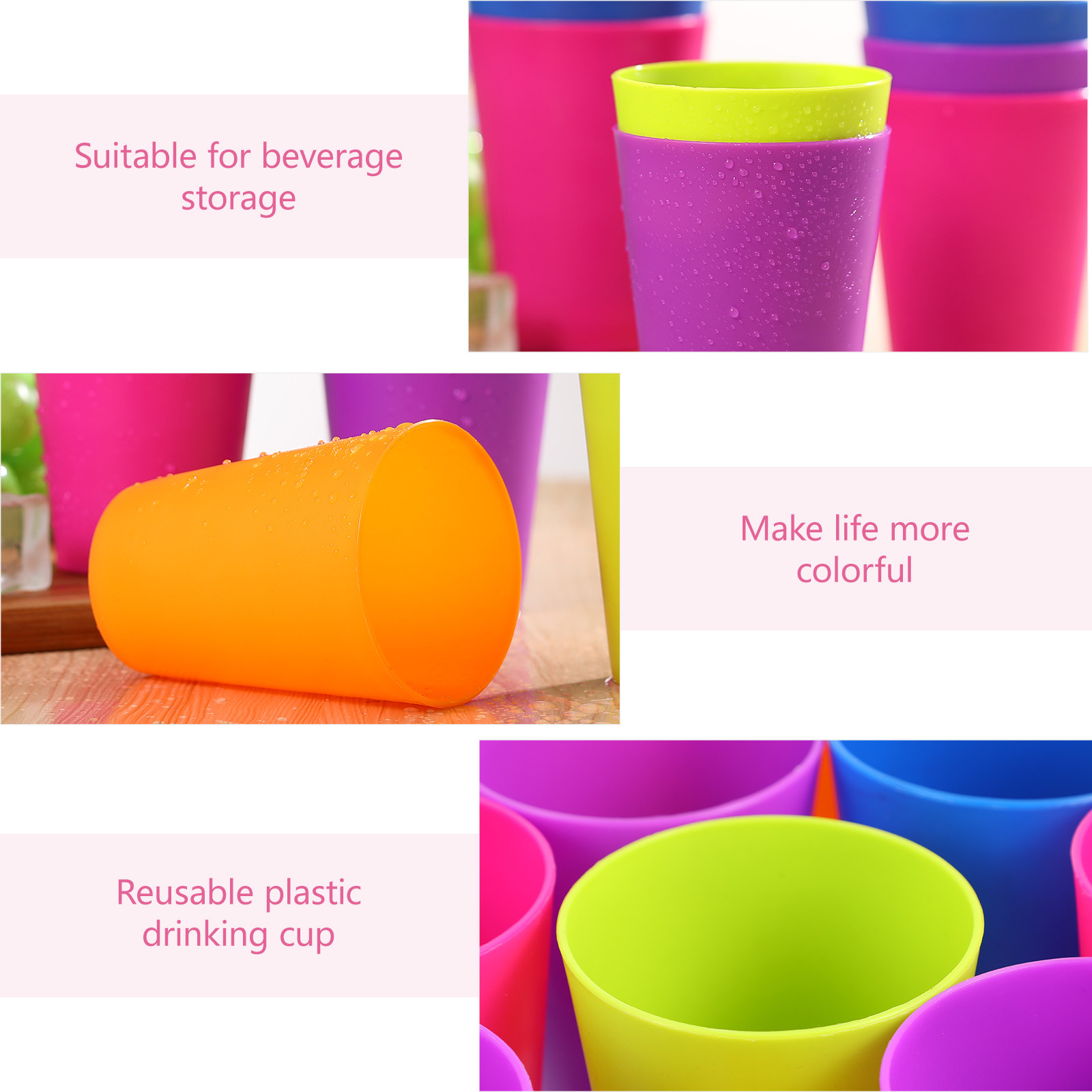 15Pcs Mixed Color Plastic Drin - Wine Beer Mix review and price