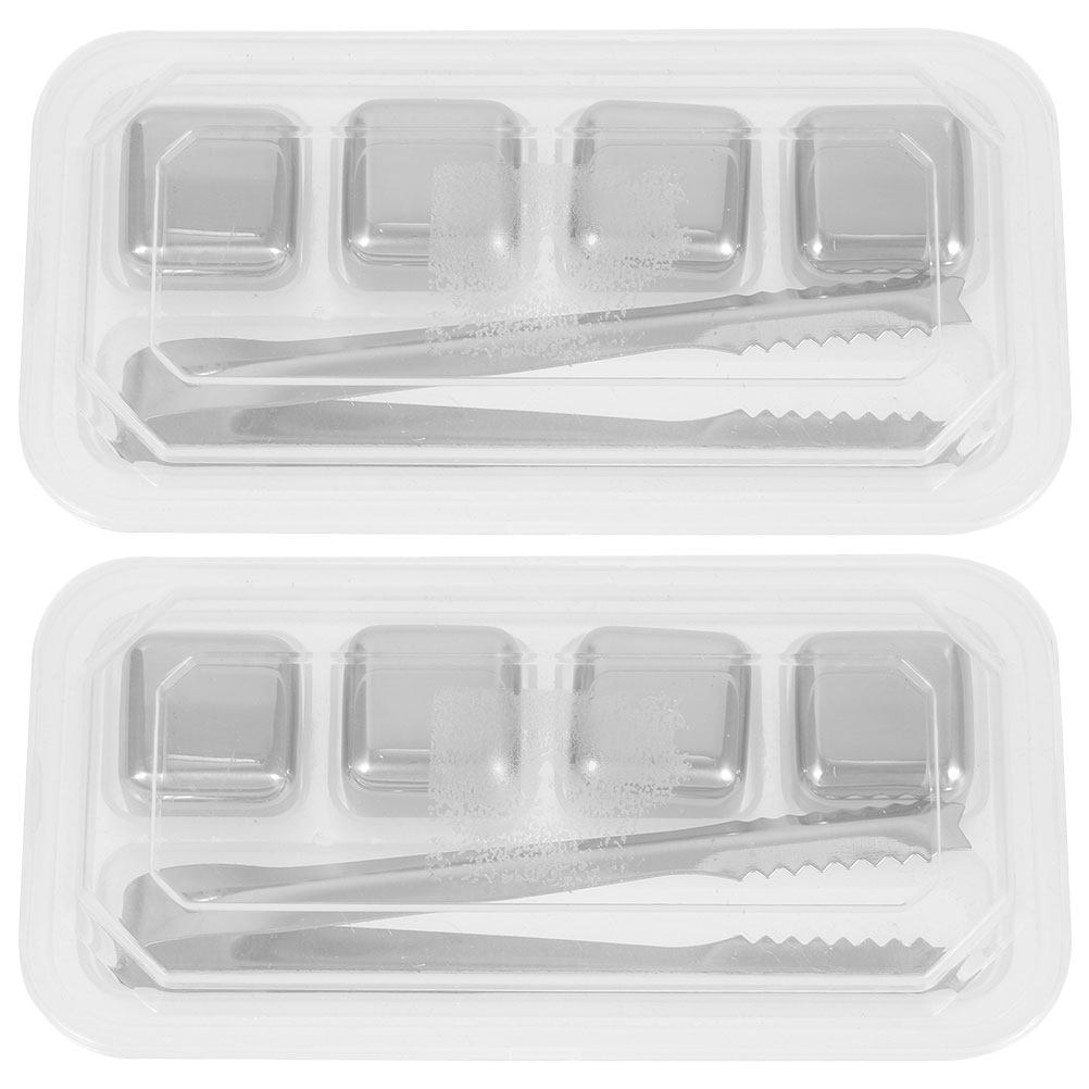 2Sets Stainless Steel Ice Cube - Whiskey Stone Set review and price