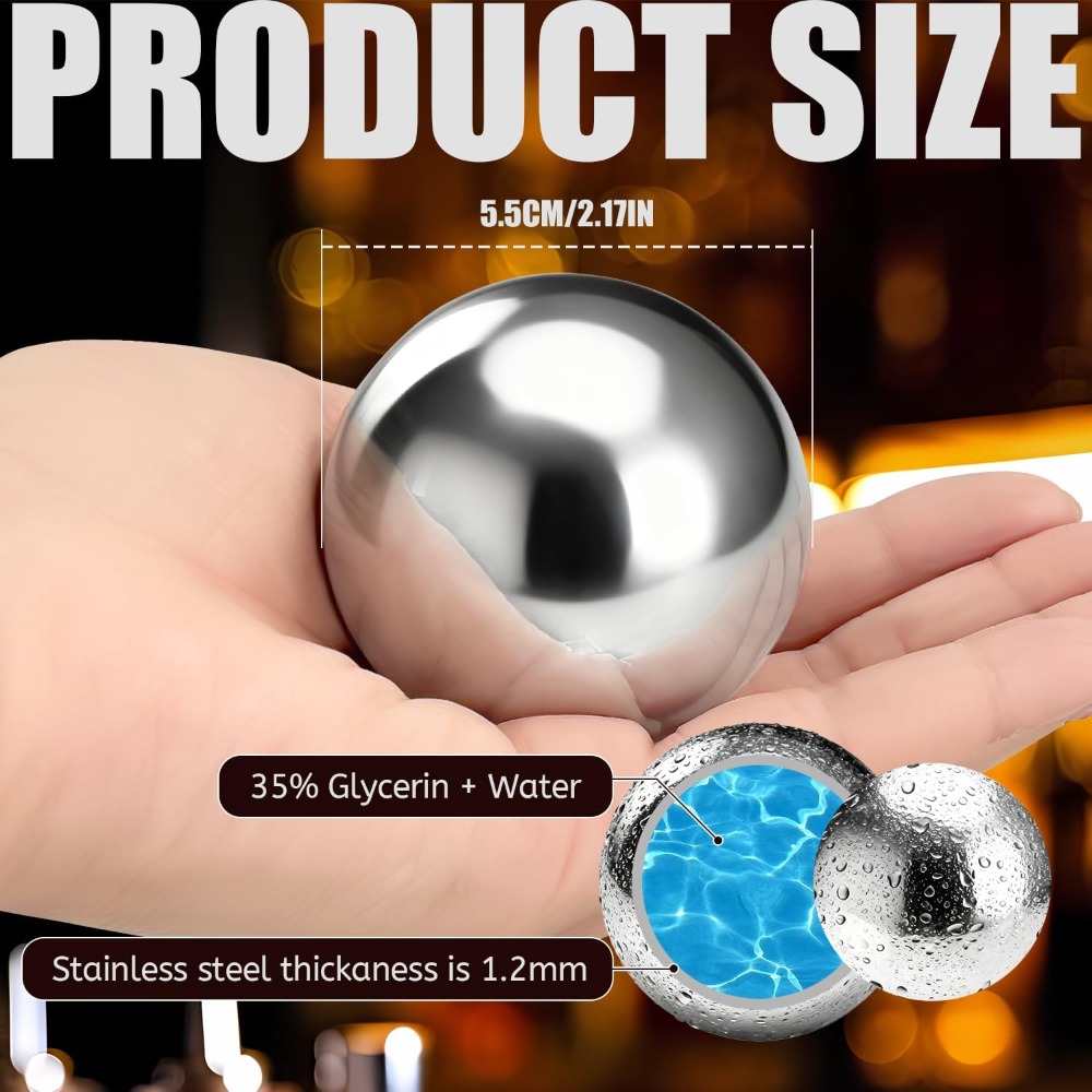 Reusable Ice Cubes & Metal Chi - Wine Beer Refrigerator review and price