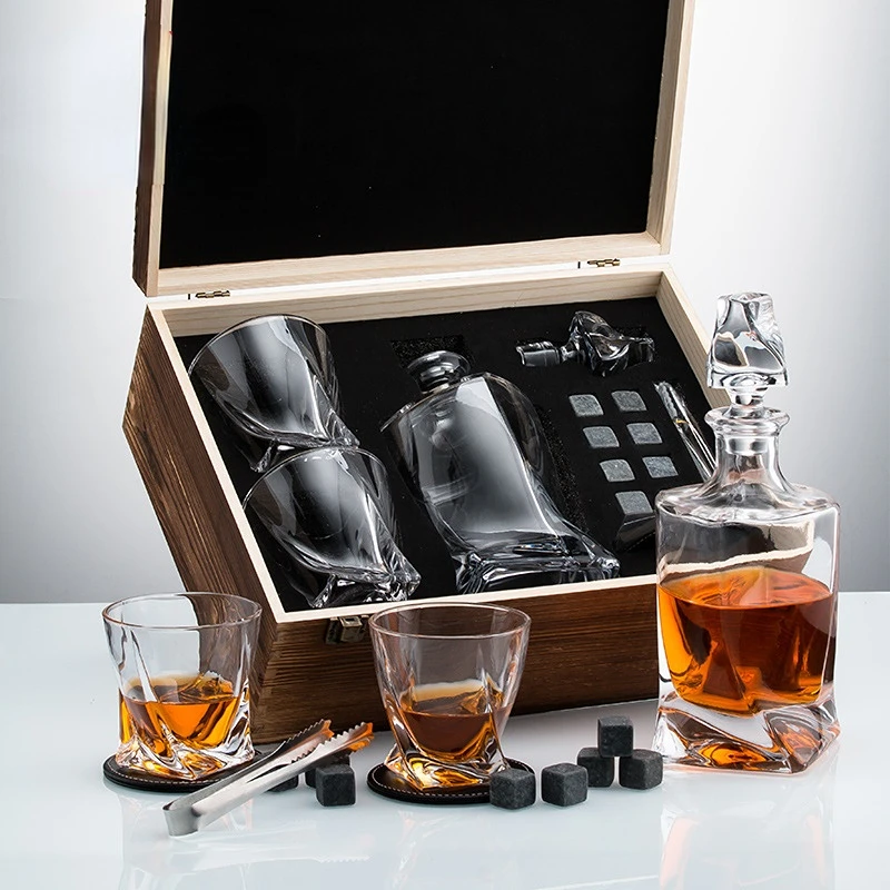Whiskey Decanter and Stones Gi - Whiskey Stone Set review and price