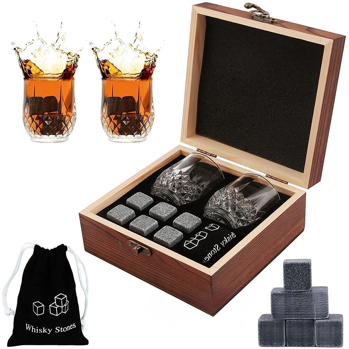Christmas Valentine's Gift Whi - Whiskey Stone Set review and price