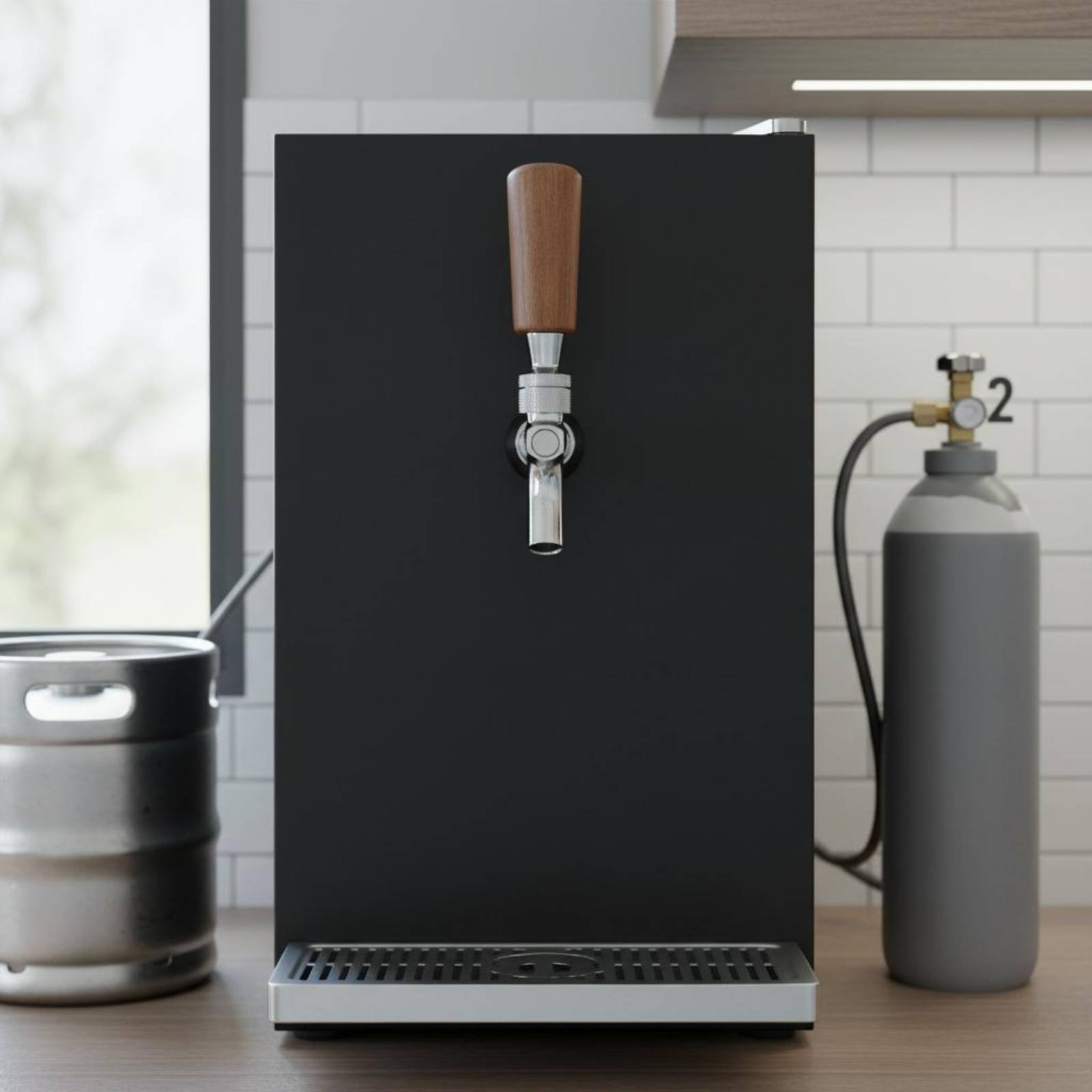 Short Wooden Beer Handle Solid - Wine Beer & More review and price