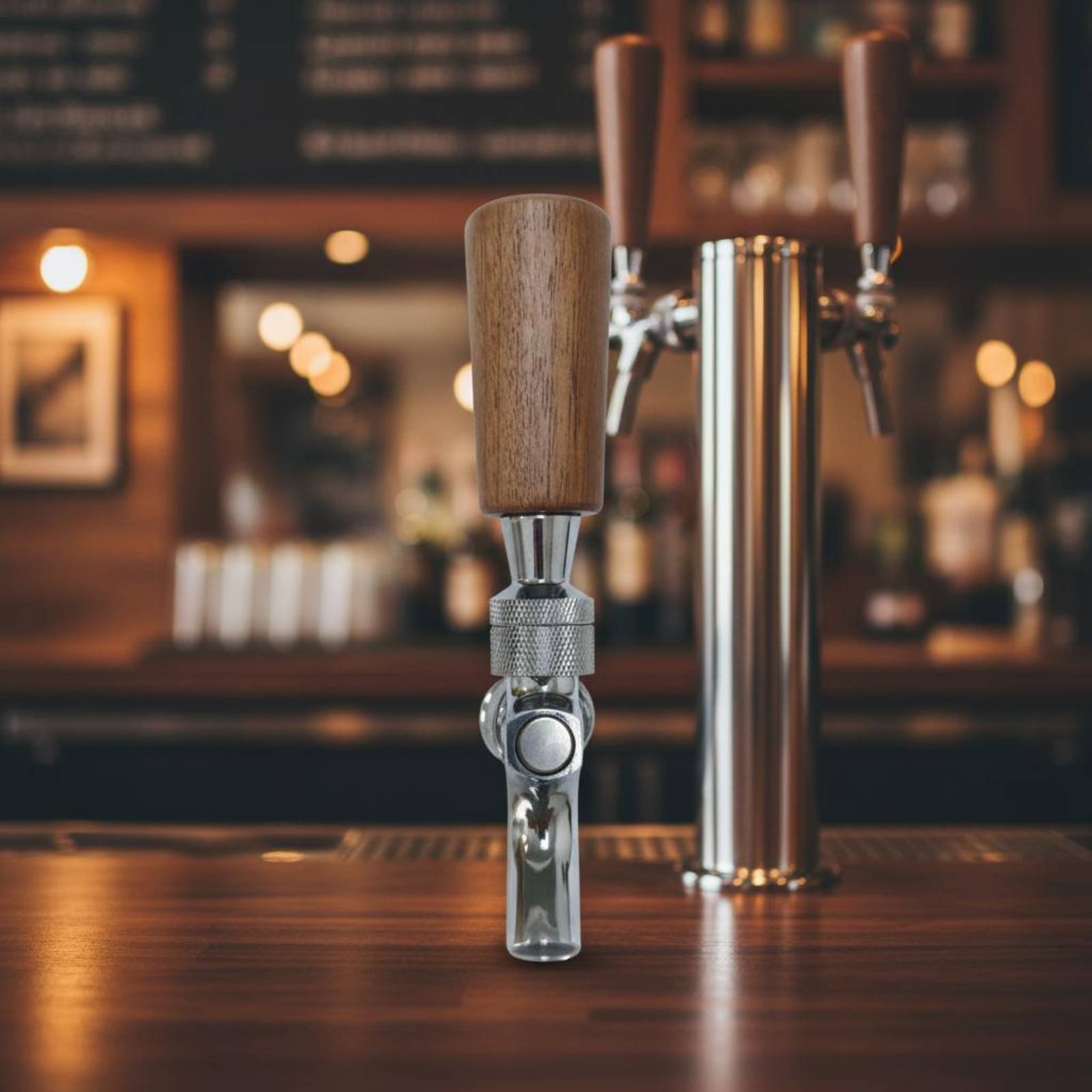Short Wooden Beer Handle Solid - Wine Beer & More review and price