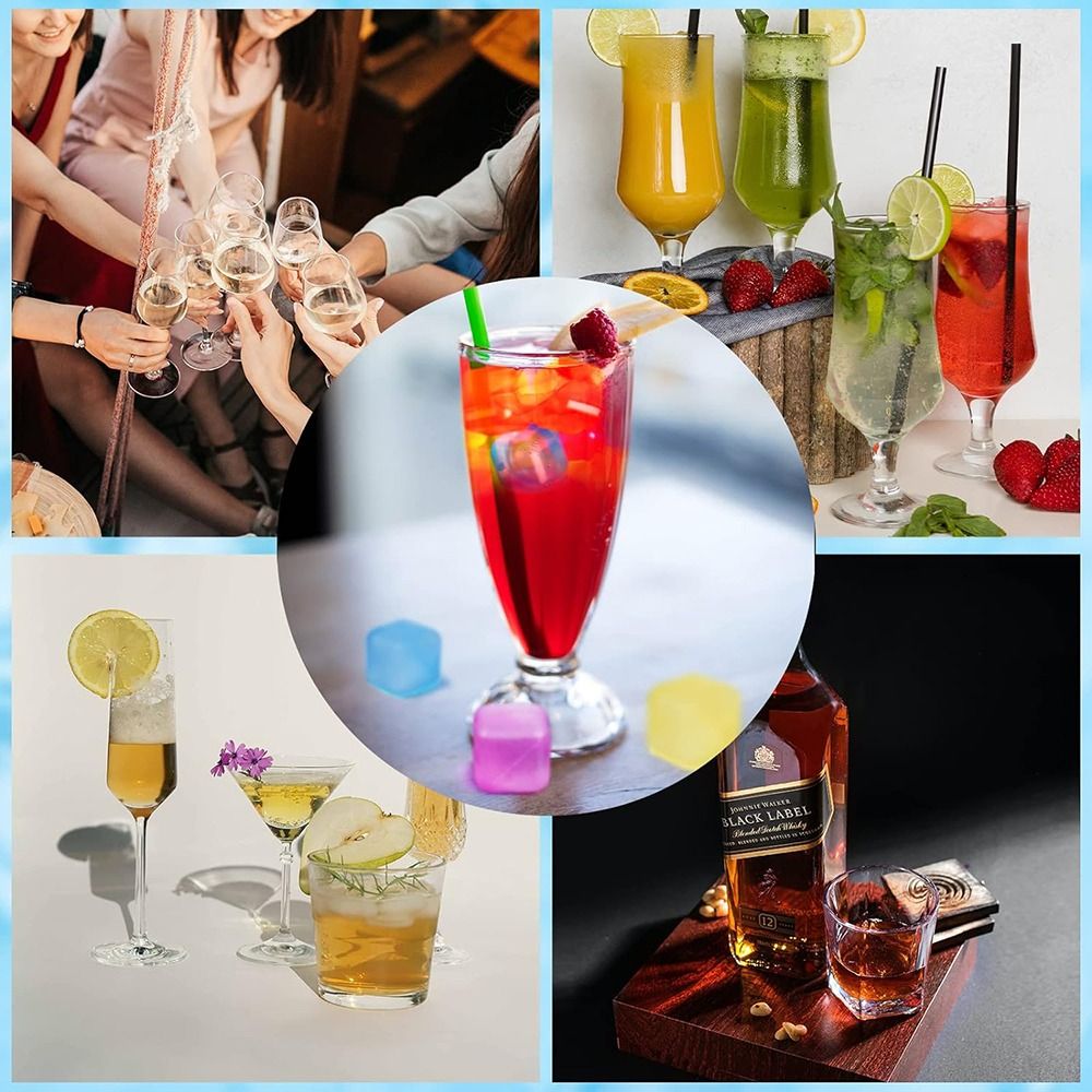 Plastic Ice Cubes 20Pack Color - Whiskey Stone Set review and price